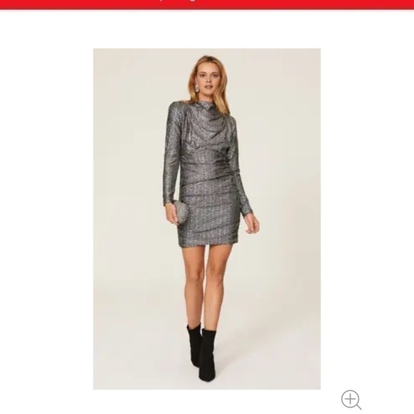 nwt Alexia Admor rainbow sequin dress - Picture 3 of 11